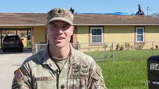 DR4673FL Operation Blue Roof Hurricane Ian 1st Install