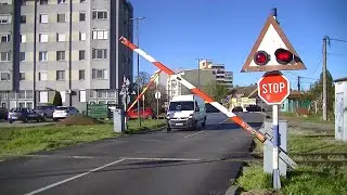 Spoorwegovergang Šabac (Шабац) (SRB) // Railroad crossing // Железнички прелаз