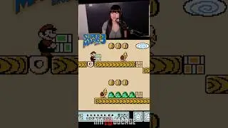 Evelyn’s Last-Second Blunder on an Autoscrolling Level in Super Mario Bros. 3 #shorts