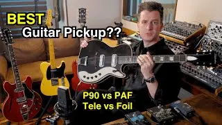 Playing 4 Different Guitar Pickups - P90 vs PAF vs Tele vs Foil - Tone Time with Tom 003
