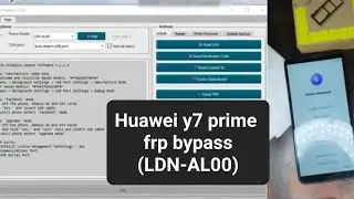 Huawei y7 prime (2018) frp bypass Octoplus tool