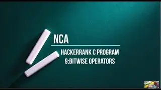 9:Bitwise Operators||Hackerrank c solutions