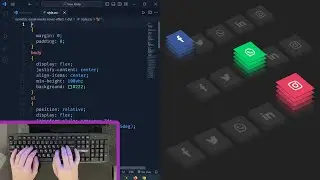 Creating Stunning Isometric Social Media Hover Effects with HTML and CSS