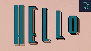STRETCH TEXT | ALIGHT MOTION