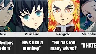 What Every Hashira Thinks About Tengen Uzui