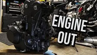 CRF500L Build Ep.3 - Removing the CBR500R Engine