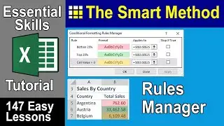 4-16: Advanced Conditional Formatting Using the Rules Manager