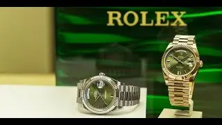 Rolex Day-Date 60th Anniversary Edition Green Dial Ref. 228235 Ref. 228239