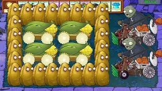 6 Cob Cannon vs 999 All Zombie - Plants vs Zombies Mod