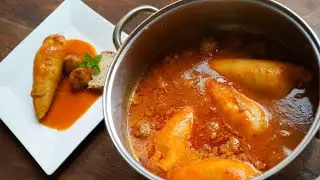 Calamares rellenos receta - Stuffed Squids
