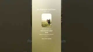 Yedi Kalemiyle Yazı Yazardım