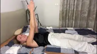 תרגיל לירידת משקל לפני השינה .עוזר להעלים גודש בחלל הבטן, להפעיל  את מנגנון העיכול נכון