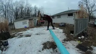 backyard snowboard edit 2014