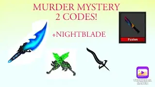 MURDER MYSTERY 2 CODES ON ROBLOX!!!+NIGHTBLADE AND COOL SWORDS