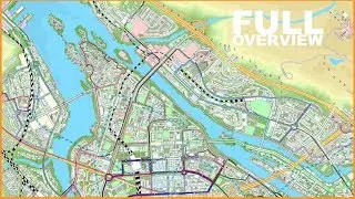 COMPLETE PUBLIC TRANSPORT OVERVIEW | Cities Skylines