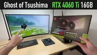 RTX 4060 Ti 16GB vs Ghost of Tsushima [4K, 1440p, 1080p benchmark] DLSS 3 & Frame Generation tested