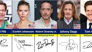Stunning Signatures of Famous Celebrities