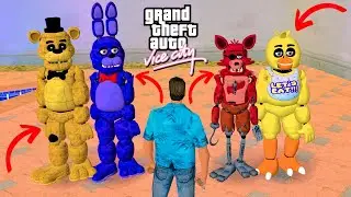 Five Nights At Freddy's FNAF in GTA Vice City (Hidden Secret Mission)