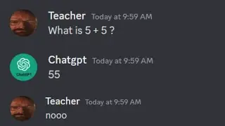 When Chatgpt meets your school teacher...