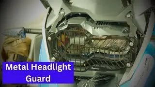 Install Metal Headlight Guard on BMW R1250GS - Tech Talk