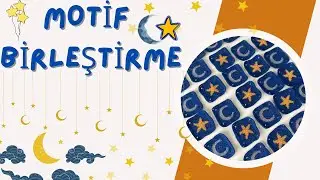 Motif birleştirme Nasıl yapılır ? Van Gogh Atkı