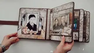 Ретроальбом с поп ап кострукциями /Retroalbum with pop-up constructions