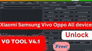Vg Tool V4.1 Free 2024 | Oppo Vivo Realme Unlock | Samsung Frp Unlock 2024