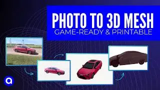 Photo to 3D Model with AI — Print-Ready & Game-Engine Compatible | Azumo Demo