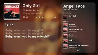 Stephen Sanchez - Only Girl [Instrumental] (Lyrics Video)