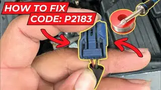 Code P2183 Coolant Temperature Sensor Pigtail Replacement. Solved my issue. Check yours. #Honda #diy