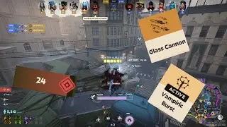 Deadlock Valve High MMR Game | Vindicta Guide Crazy Bullet Damage Build | 24 Kills