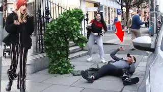 Unbelievable Reactions to This Savage Bushman Prank