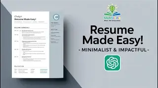 Lecture 12th  | What I Learned from Writing 100 Resumes with ChatGPT | StudyStudio