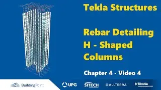 Tekla Structures - Chapter 4, Video 4 - H-Shaped Columns