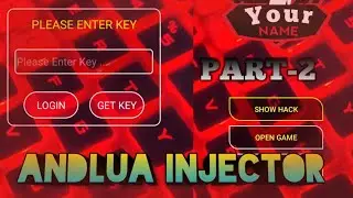 AndLua INJECTOR MAKING PART-2 #allinonevivek #allinone#vkgtuts SHOW YOUR LOVE ON THIS CHANNEL part 2