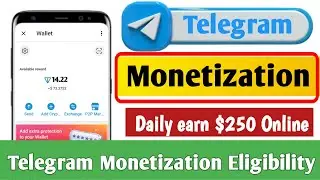 Telegram Monetization | Telegram Se Paise Kaise Kamaye | Telegram Monetization Eligibility