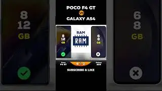 Xiaomi Poco F4 GT vs Samsung Galaxy A54 5G 