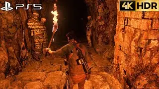 Uncharted 4: A Thief's End (PS5) 4K HDR Gameplay Chapter 19: Avery's Descent