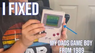 Cleaning My Dads Gameboy from 1989!