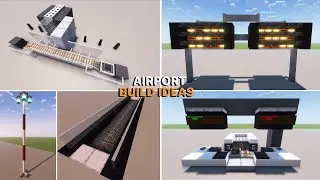 MINECRAFT - Airport Build Hacks/Ideas you Need!