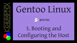 Gentoo 32-bit (and 64-bit) Installation: 3 Booting and Configuring the Host