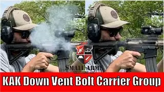 The KAK Down Vent Bolt Carrier Group-Does it Reduce Gas to the Shooters Face?