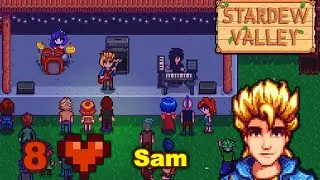 Stardew Valley - Sam eight hearts event