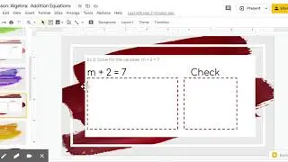 Lesson: Algebra: Addition Equations - Google Slides