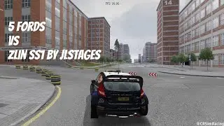 Richard Burns Rally Five Fords vs. Zlin SS1 by JLStages - RBRHud Ep 4