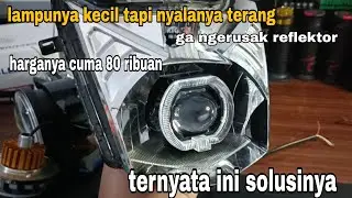 ternyata ga perlu coak reflektor kalau pake billed ini ll rekomendasi billed ala yang ga coak