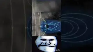 Earth's magnetic field. #astronomy #solarsystem #Arush_Rockerz