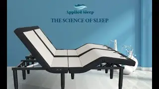 Best Adjustable Smart Bed - Applied Sleep |  Bluetooth, App, Wireless, Massage, Easy Assembly