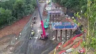 A timelapse of progress on State Highway 25A