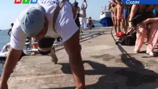 Силач из Судака протянул по морю судно весом 150 тонн